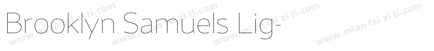 Brooklyn Samuels Lig字体转换